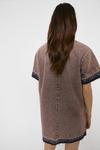 Warehouse Washed Denim T-Shirt Mini Dress thumbnail 3