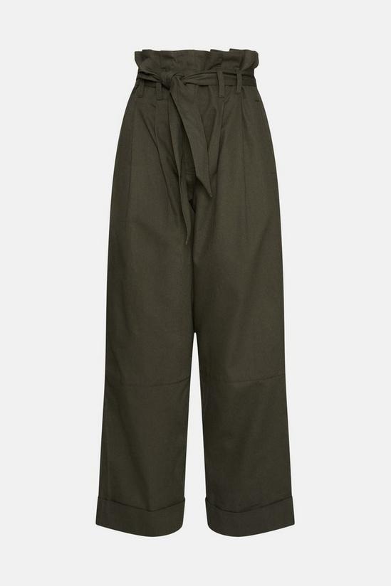 Warehouse Twill Paperbag Belted Trousers 2
