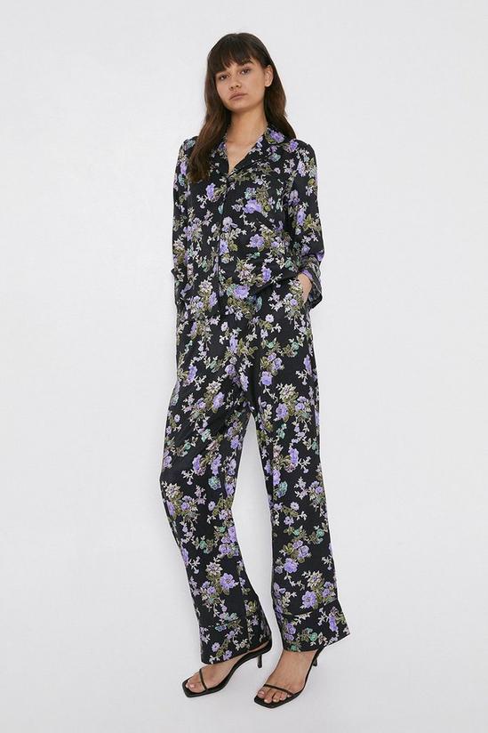 Warehouse Pyjama Top In Print 4
