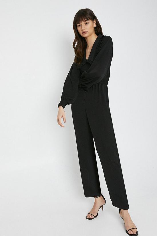 Warehouse Jumpsuit With Frill Collar 1