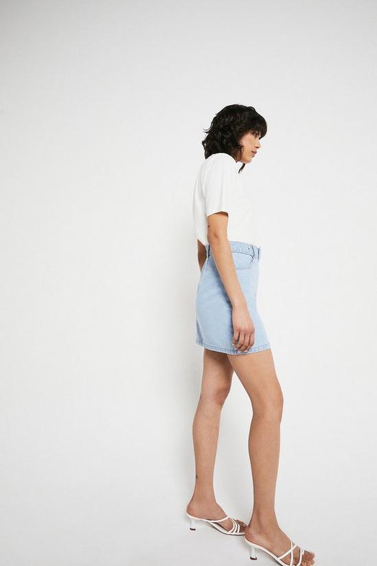 Warehouse Denim Belted Mini Pelmet Skirt 4