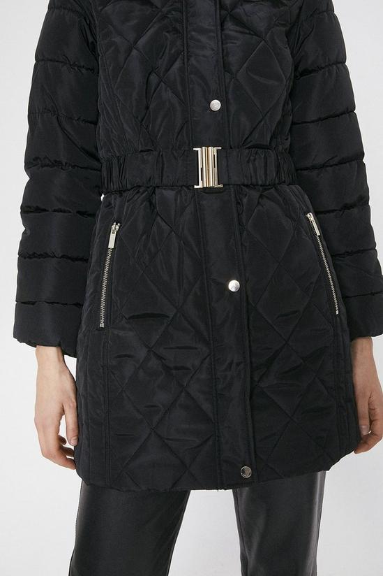 Warehouse Long Luxe Padded Coat 2