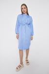 Warehouse Stripe Shirt Dress With Double Layer thumbnail 1