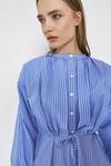 Warehouse Stripe Shirt Dress With Double Layer thumbnail 2