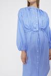 Warehouse Stripe Shirt Dress With Double Layer thumbnail 4