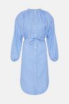 Warehouse Stripe Shirt Dress With Double Layer thumbnail 5