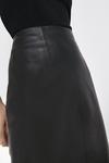 Warehouse Real Leather Pencil Skirt thumbnail 4