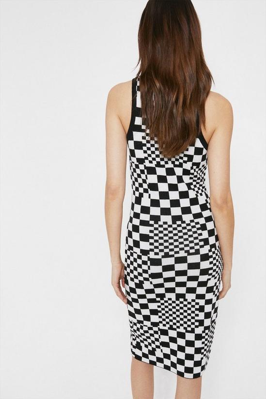 Warehouse Checkerboard Knit Dress 3