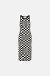 Warehouse Checkerboard Knit Dress thumbnail 5