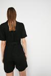 Warehouse Linen Mix Belted Playsuit thumbnail 3