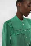 Warehouse Shirt With Frill And Trim thumbnail 1