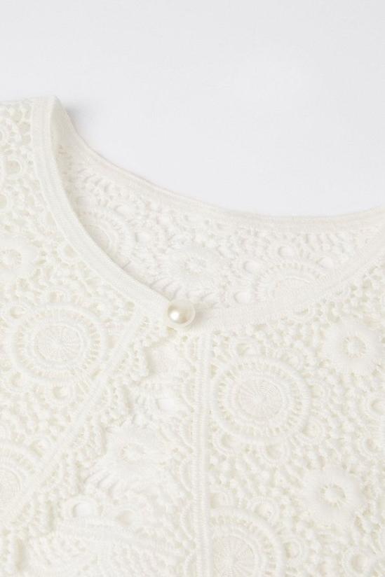 Warehouse Crochet Lace Detachable Collar 2