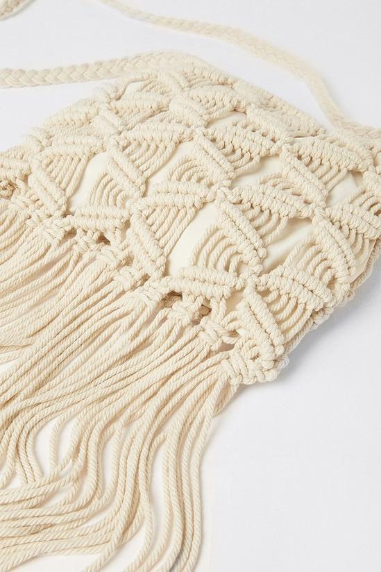 Warehouse Tassel Detail Crochet Bag 2
