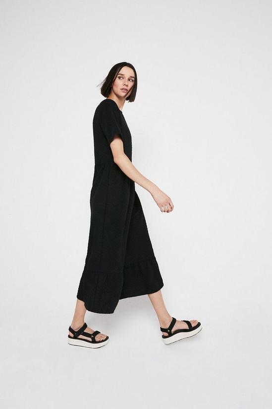 Warehouse Quilted Tiered Midi Dress 4