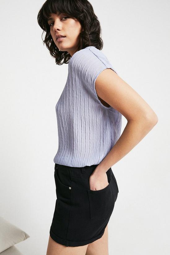 Warehouse Shell Top In Texture 4