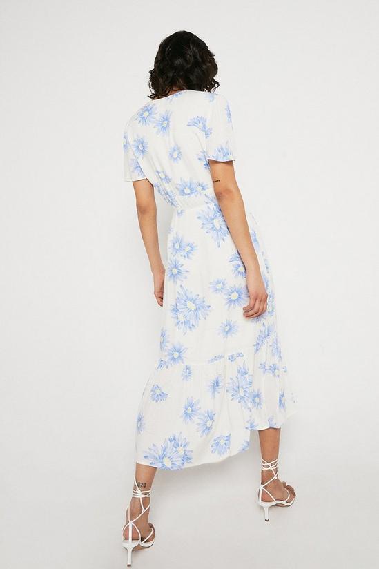 Warehouse Midi Dress In  Painted Floral 3