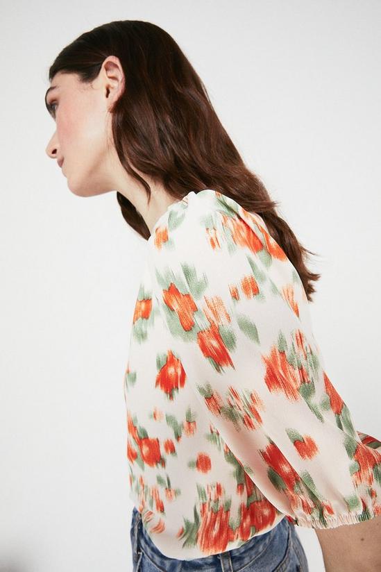 Warehouse Shirt In Blurred Floral Print 2