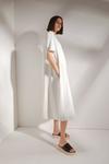 Warehouse Premium Cotton Trapeze Midi Dress thumbnail 2