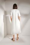 Warehouse Premium Cotton Trapeze Midi Dress thumbnail 3