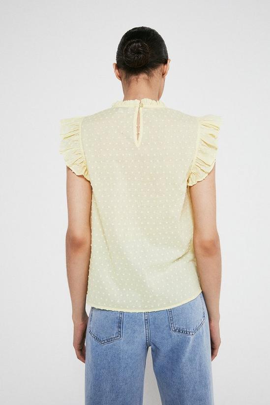 Warehouse Dobby Frill Shoulder Shell Top 3