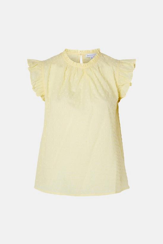 Warehouse Dobby Frill Shoulder Shell Top 5