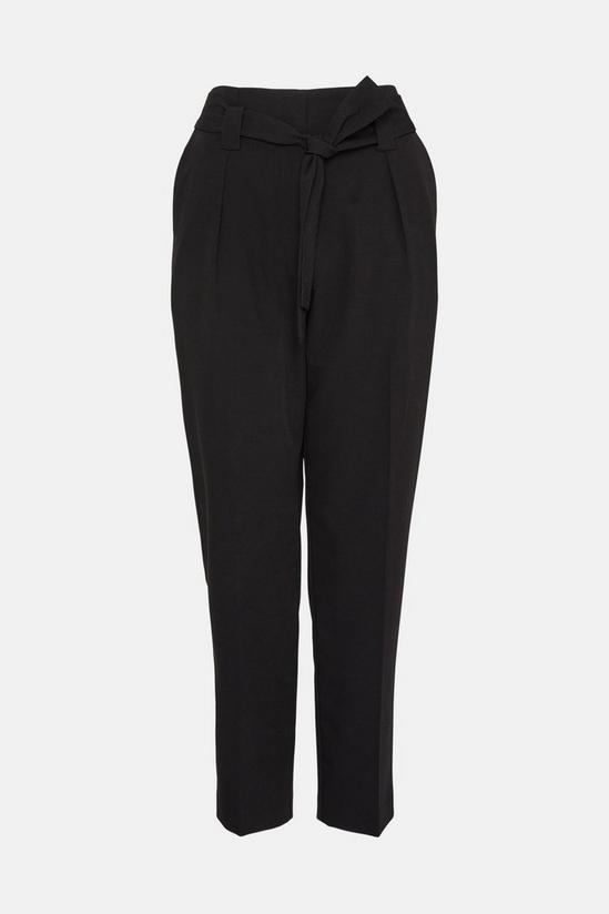 Warehouse Essential Tapered Peg Trouser With Tie Belt 5