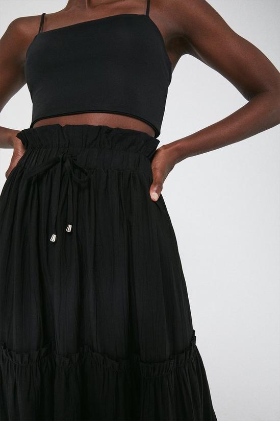 Warehouse Midi Skirt In Crinkle 2