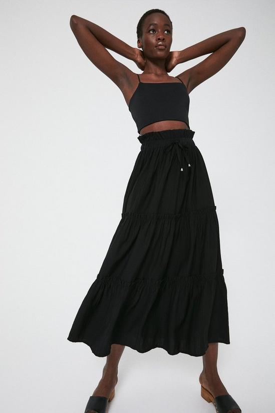 Warehouse Midi Skirt In Crinkle 4
