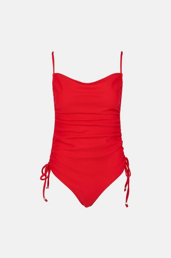 Warehouse Ruched Detail Swimsuit 5