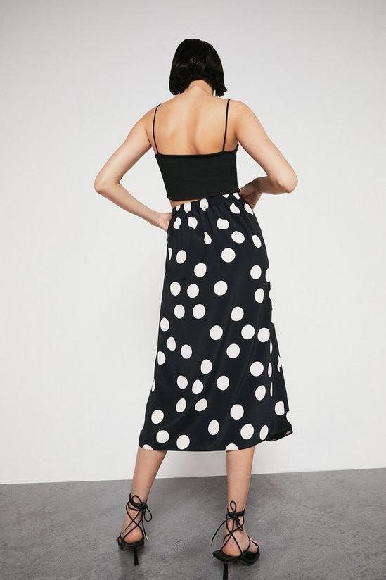 Warehouse Skirt With Ruched Side In Spot 3