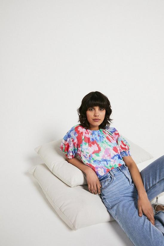 Warehouse Swing Top In Floral 2
