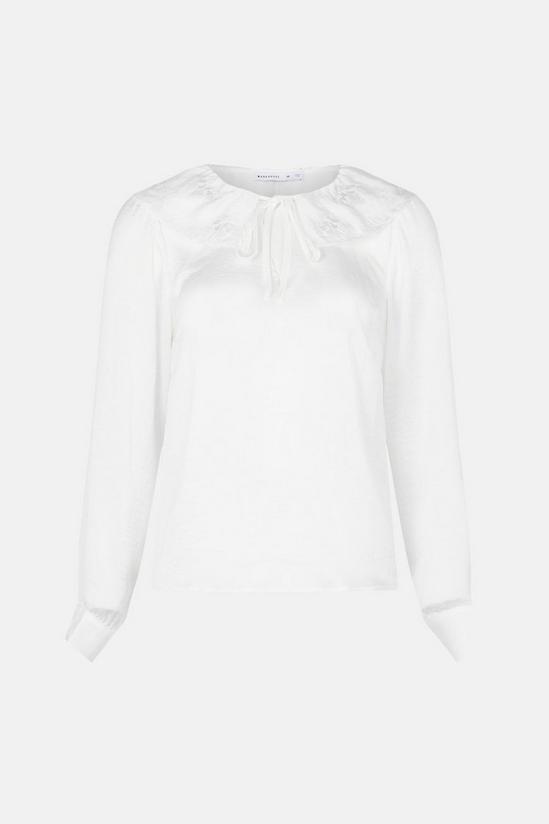 Warehouse Top With Embroidery Collar 5