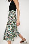 Warehouse Wrap Skirt In Floral Print thumbnail 1