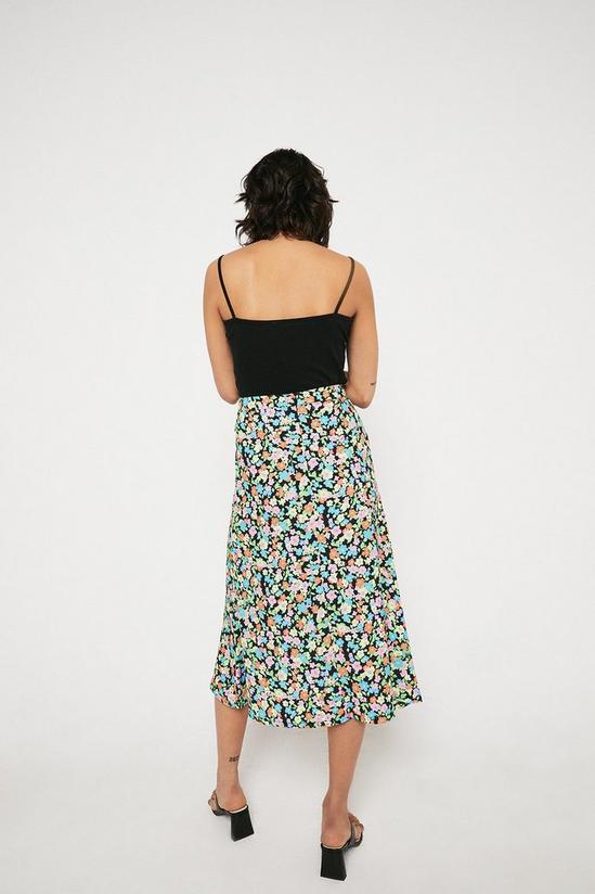 Warehouse Wrap Skirt In Floral Print 3