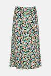 Warehouse Wrap Skirt In Floral Print thumbnail 5