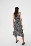 Warehouse Cami Wrap Dress With Frill Front In Print thumbnail 3