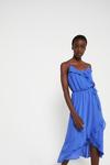 Warehouse Cami Wrap Dress With Frill Front thumbnail 1