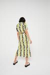 Warehouse Printed Floral Stripe Collared Shirt Dress thumbnail 3