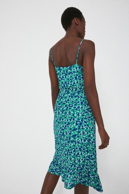 Warehouse Cami Dress With Frill Hem In Print 3