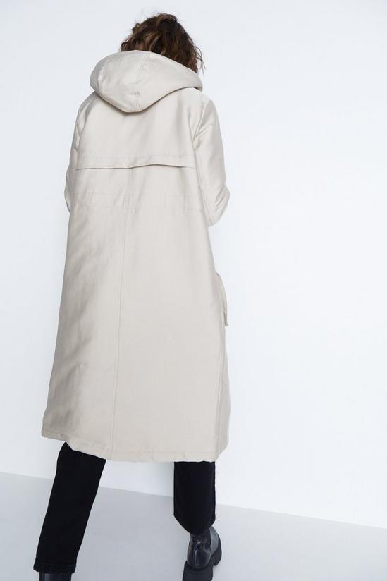Warehouse Quilted Longline Winter Parka 3