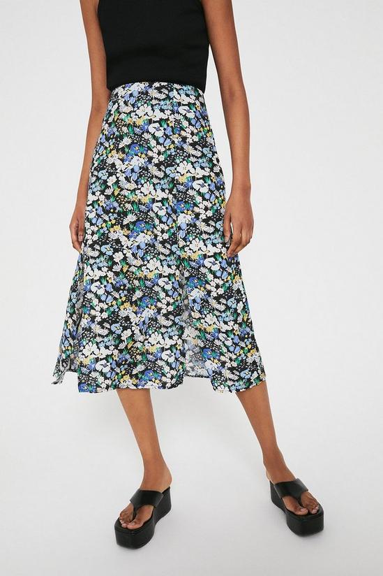 Warehouse Skirt In Floral Print 1