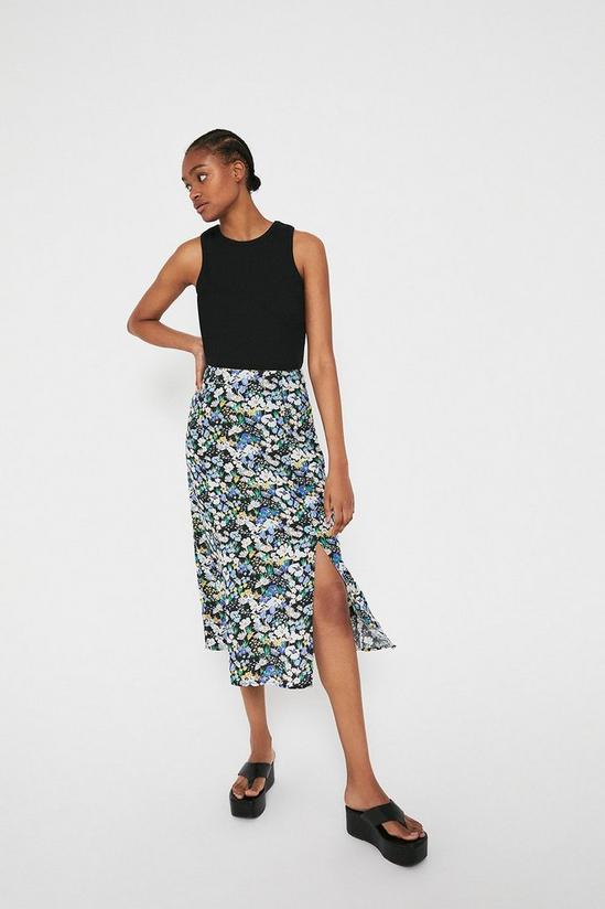 Warehouse Skirt In Floral Print 2