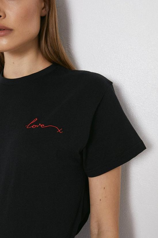 Warehouse Love Embroidered Tee 2