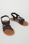 Warehouse Real Leather Braided Strappy Sandal thumbnail 2