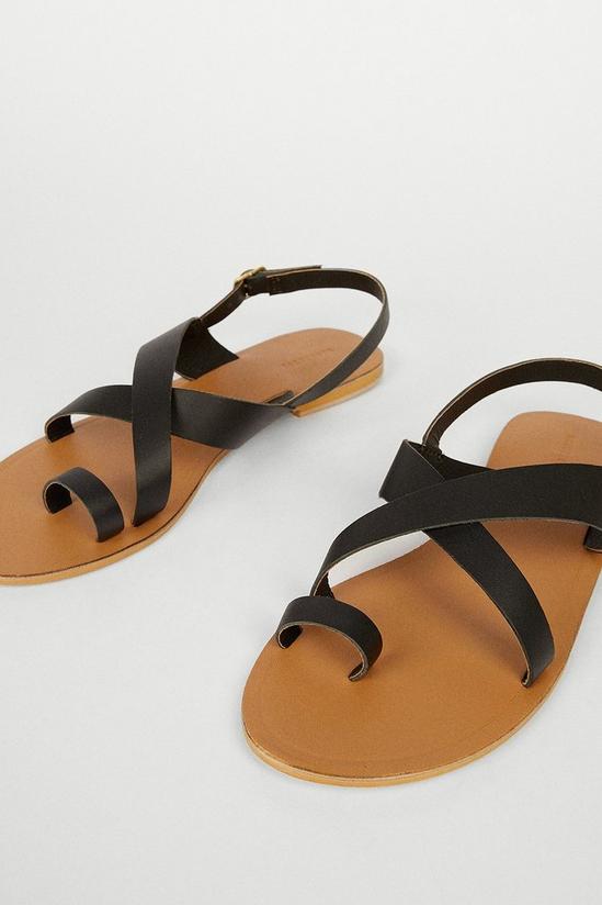 Warehouse Real Leather Strappy Sandal 2