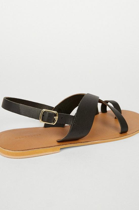 Warehouse Real Leather Strappy Sandal 3