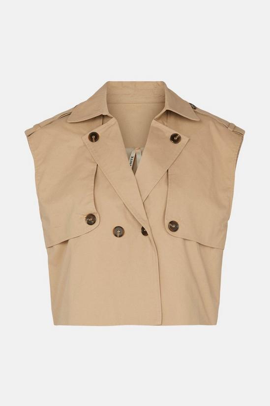 Warehouse Sleeveless Cropped Trench 5