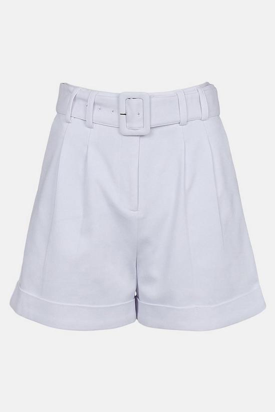 Warehouse Compact Cotton Belted Short 5