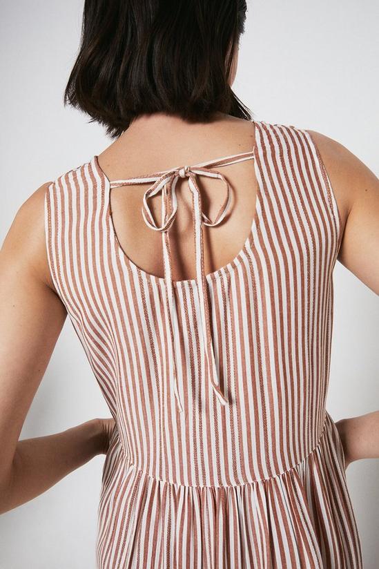 Warehouse Stripe Sleeveless Midi Dress 2