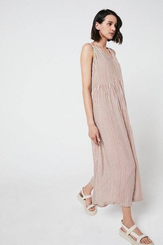 Warehouse Stripe Sleeveless Midi Dress 4